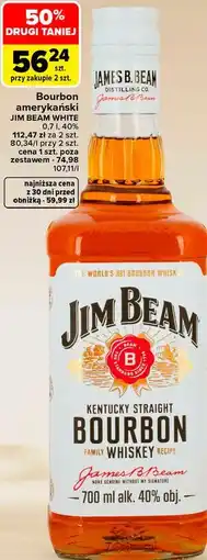Carrefour Bourbon amerykański JIM BEAM WHITE oferta