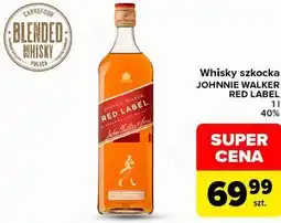 Carrefour Whisky szkocka Johnnie Walker Red Label oferta