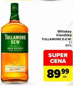 Carrefour Whiskey irlandzka Tullamore D.E.W oferta