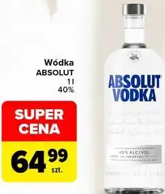 Carrefour Wódka Absolut oferta