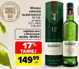 Carrefour Whisky szkocka GLENFIDDICH 12 Y.O oferta