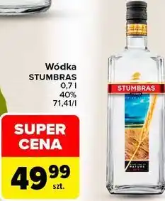 Carrefour Wódka Stumbras oferta