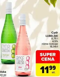 Carrefour Cydr Lubelski różne rodzaje oferta