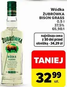 Carrefour Wódka Żubrówka Bison Grass oferta