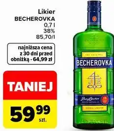 Carrefour Likier Becherovka oferta