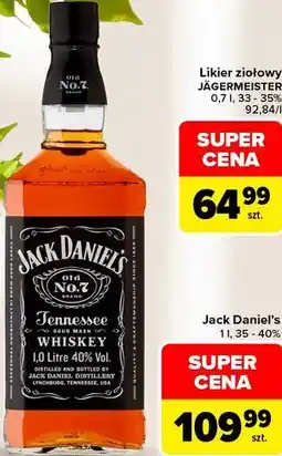 Carrefour Jack Daniel's Tennessee Whiskey oferta