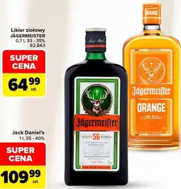 Carrefour Likier ziołowy Jägermeister oferta