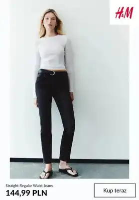Straight Regular Waist Jeans H & M