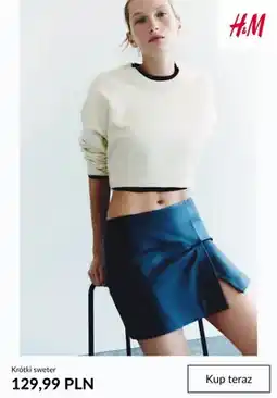 H&M Krótki sweter H & M oferta