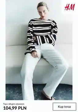 H&M Top z długim rękawem H & M oferta