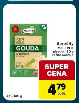 Globi Ser żółty w plastrach Mlekpol oferta