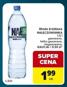 Globi Woda źródlana niegazowana Nałęczowianka oferta