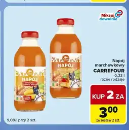 Carrefour Express Napój marchewkowy marchew jabłko brzoskwinia Carrefour oferta