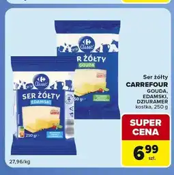 Carrefour Express Ser żółty gouda w kostce Carrefour oferta