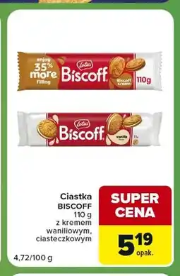 Carrefour Express Ciastka Biscoff z kremem ciasteczkowym Lotus oferta