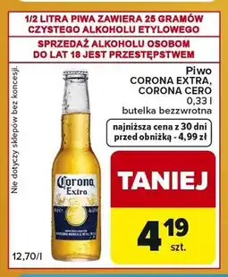 Carrefour Express Piwo bezalkoholowe Corona Cero oferta