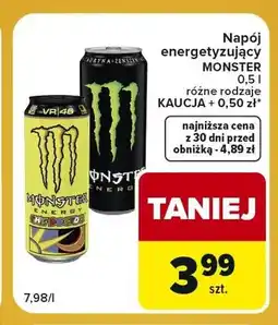 Carrefour Express Napój energetyzujący Monster oferta