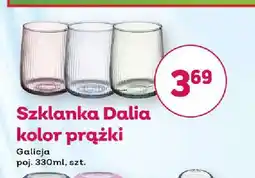 Bliski Szklanka Dalia kolor prążki 330 ml Galicja oferta