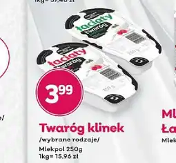 Bliski Twaróg klinek Łaciate oferta