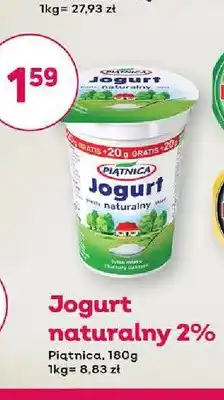 Bliski Jogurt naturalny Piątnica 2% oferta