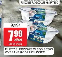 Bingo Filety śledziowe w sosie Lisner oferta