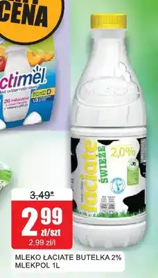 Bingo Mleko Łaciate butelka Mlekpol 2% oferta