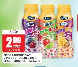 Bingo Napój jogurtowy Jovi Duet Bubble Lactalis oferta