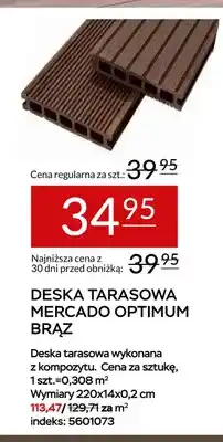 Abra Deska tarasowa Mercado Optimum brąz oferta