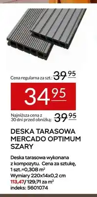 Abra Deska tarasowa Mercado Optimum szary oferta