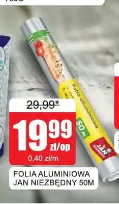 Bingo Folia aluminiowa Jan Niezbędny 50 m oferta