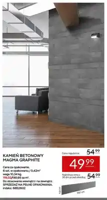 Abra Kamień betonowy Magma Graphite oferta