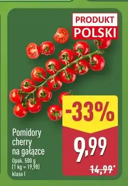 ALDI Pomidory cherry na gałązce oferta