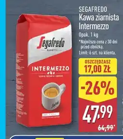 ALDI Kawa ziarnista Intermezzo Segafredo oferta