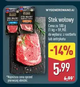 ALDI Stek wołowy z antrykotu Świat Wołowiny oferta