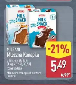 ALDI Mleczna kanapka Milk & Honey Milsani 6-pak oferta