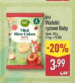 ALDI Wafelki ryżowe Baby Bio oferta