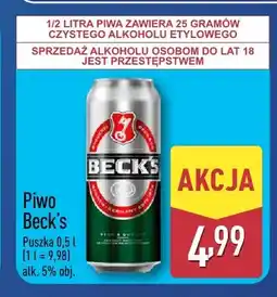 ALDI Piwo Beck's oferta