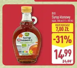 ALDI Syrop klonowy Bio oferta