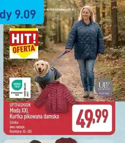 ALDI Kurtka pikowana damska Moda XXL UP2FASHION oferta