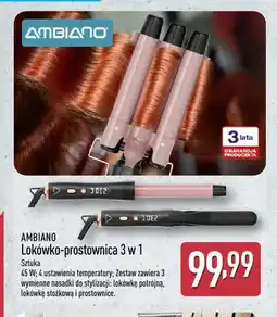 ALDI Lokówko-prostownica 3 w 1 Ambiano oferta