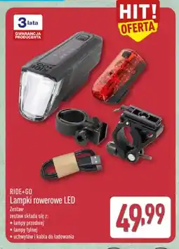 ALDI Lampki rowerowe LED Ride+Go oferta