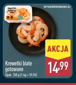 ALDI Krewetki białe gotowane SuperFish oferta