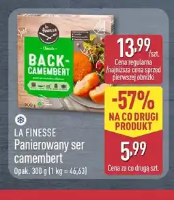 ALDI Panierowany ser camembert La Finesse oferta
