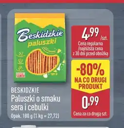 ALDI Paluszki o smaku sera i cebulki Beskidzkie oferta