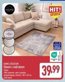 ALDI Dywan z nadrukiem 100x150 cm Home Creation oferta