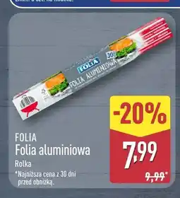 ALDI Folia aluminiowa oferta