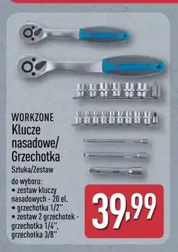 ALDI Zestaw kluczy nasadowych 20 el. Workzone oferta