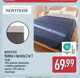 ALDI Kołdra i narzuta 2 w 1 220x240 cm Novitesse oferta