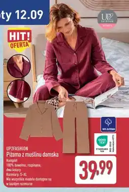 ALDI Piżama z muślinu damska Up2fashion oferta