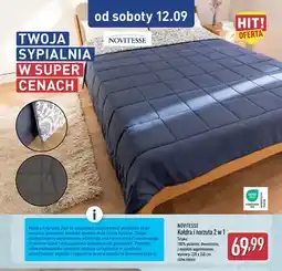 ALDI Kołdra i narzuta 2 w 1 Novitesse 220x240 cm oferta